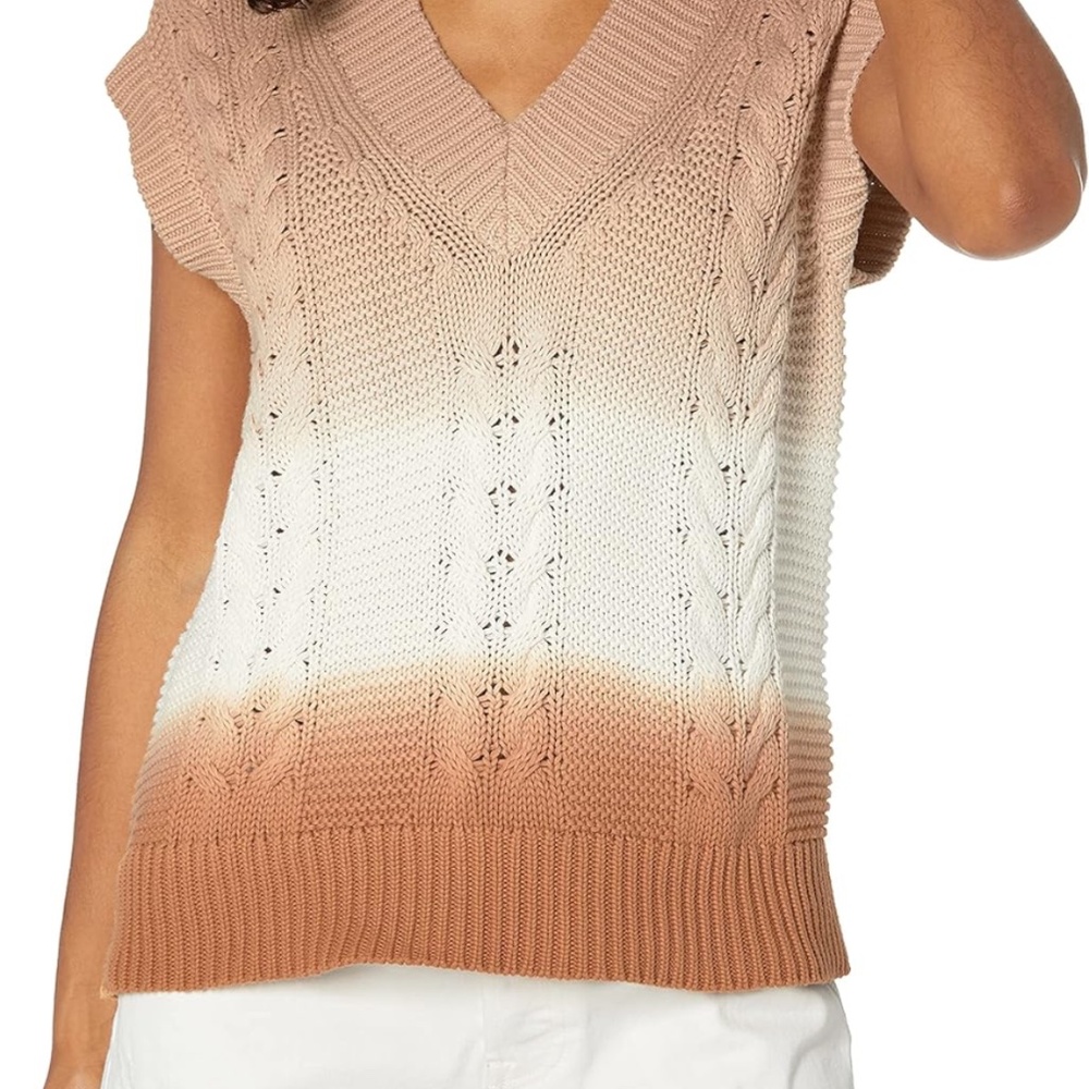 The Drop Camille Cable Sweater Vest